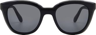 Ferragamo Grey Cat Eye Ladies Sunglasses SF2000S 001 52