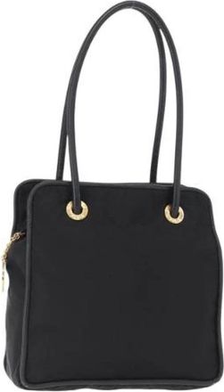 Celine Pre-owned Handbags, female, Black, Size: ONE SIZE Pre-owned Vintage Nylon Handbag