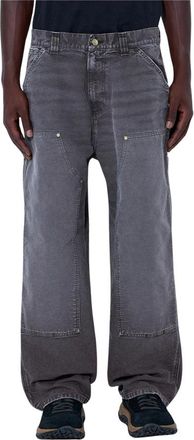 Carhartt Work in Progress Broeken - Heren - Wijde Broeken - Grijs - M - Broeken