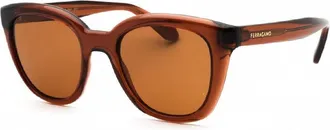 Ferragamo SF2000S 232 Transparent Brown/Brown