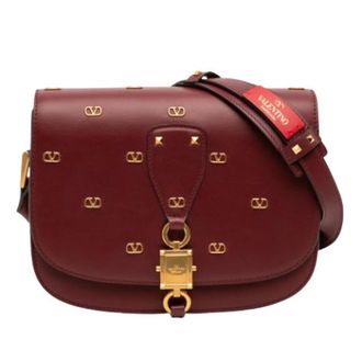 Valentino Pre-owned Cross Body Bags, female, Red, Size: ONE SIZE Pre-owned VLogo Crossbody Bag