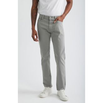 AG - Adriano Goldschmied Tellis Stretch Sateen Modern Slim Pants in Willowed at Nordstrom, Size 34 X 32