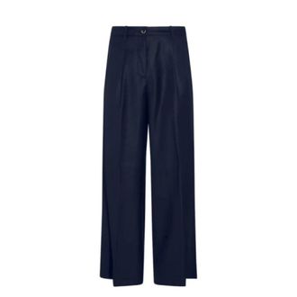 Nine In The Morning Wide Trousers, female, Blue, Size: W26 Zina Trousers