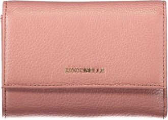 Coccinelle Leren Drieluik Portemonnee - Dames - Accessoires - Roze - Maat: ONE Size Leer