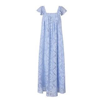 Lollys Laundry Midi Kleedjes - Dames - Casual kleedjes - Blauw - XS - Kleedjes