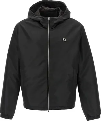 Fendi Tech Fabric Hooded Blouson Clothing