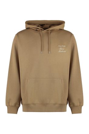 Drôle de Monsieur Slogan Calligraphie Hooded Sweatshirt