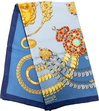 Herm&egrave;s Pre-owned Hermes Kosmima Silk Scarf 90 Ladies W4DPYC3AC5KBTL96