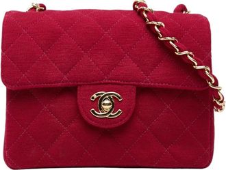 Chanel Cotton Shoulder Bag (Pre-Owned)