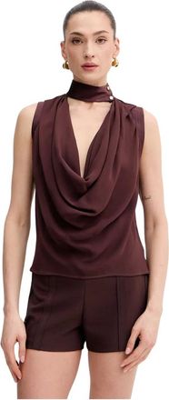 Elisabetta Franchi Donna, Top, Marrone, M, new