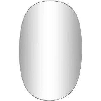 vidaXL Espejo de pared plateado 80x50 cm vidaXL