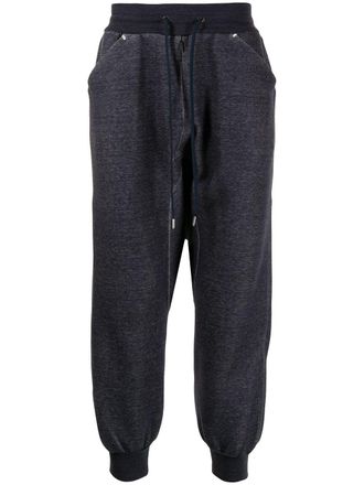 Fumito Ganryu drawstring-waist trousers - Blue
