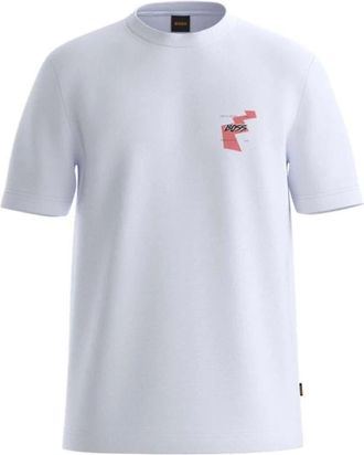 HUGO BOSS Hombre, Camisetas, Blanco, Talla: S