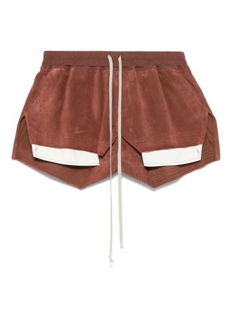 Rick Owens Shorts met trekkoord - Bruin