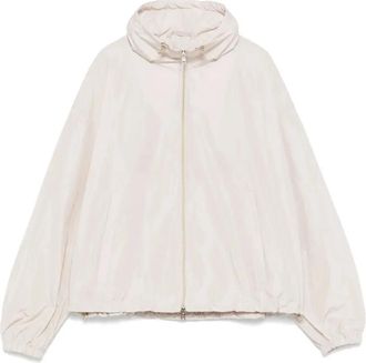 Herno Stijlvolle Jas - Dames - Zomerjassen - Beige - L - Polyester - Jassen