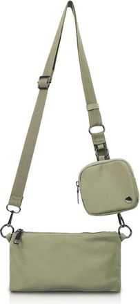 Generic Small Crossbody Bags for Women,Canvas Cell Phone with Purse Card Slots,fashion Mini Card Bag with Adjustable Strap,Work Travel Solid (05 Green)