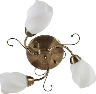 Lindby Lindby L&aacute;mpara De Techo amedea En Bronce Vidrio