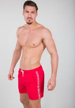 Alpha Industries Shorts ALPHA INDUSTRIES RBF Tape Swim Short, Herren, Gr. XXS, Normalgr&ouml;ssen, rot (speed rot), Obermaterial: 100% Polyester, Futter: 100% Polyester, Ho