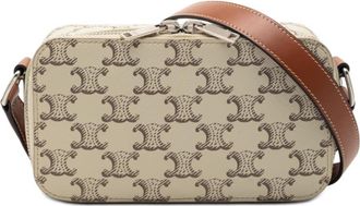 Celine Pre-owned Celine Mini Triomphe Coated Canvas Camera Bag Ladies W38C38V9UJ0CQBCE