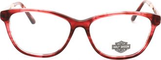 Harley-Davidson HD0571 Acetate Frame Eyeglasses - Bordeaux