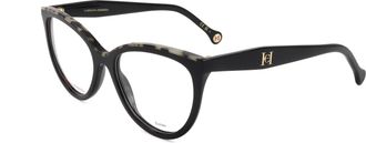 Carolina Herrera Womens 53 mm Black Havana Eyeglasses