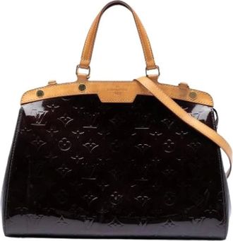 Louis Vuitton Pre-owned Handbags, female, Purple, Size: ONE SIZE Pre-owned The Brea PM