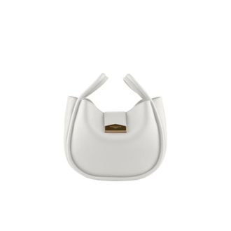 Pourchet Tassen, Dames, Wit, ONE Size, Leer, Liane - PM