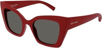 Saint Laurent SL 552 Zonnebril - unisex - Zonnebrillen - Rood - 51 MM - Accessoires