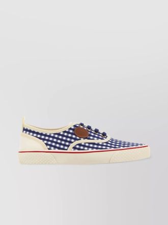 Valentino Garavani printed canvas low-top sneakers