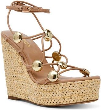 Steve Madden Oaklie Platform Slide Sandal in Natural at Nordstrom, Size 11