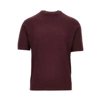 Emporio Armani Virgin wool knitted T-shirt Man XL