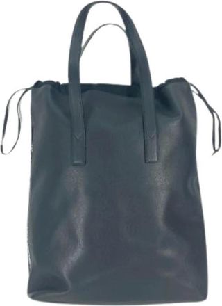 Louis Vuitton Vintage, unisex, Zwart, ONE Size, Leer, Pre-owned M31009 Tote Bag