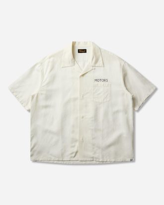 Visvim Men s Crosby Shortsleeve Shirt White