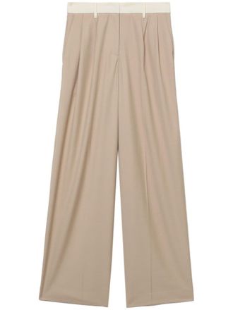 Remain wide-leg tailored trousers - Neutrals