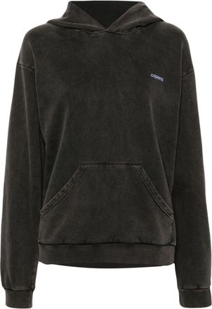 Coperni Washed Horn hoodie - women - Cotton/Polyester - L - Black