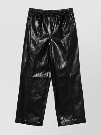 Michael Kors faux leather cropped trousers
