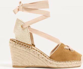 Valentino Garavani Resort Wedge in Split leather 75mm Wo