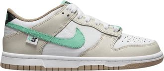 Nike Fitness, Dames, Veelkleurig, 35 1/2 EU, Leer, Dunk Low Split Seam Wit Tan Mint