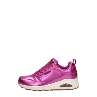 Skechers Uno - Metallixs - Dames - Sneakers - Roze - 37 EU - Leer - Schoenen
