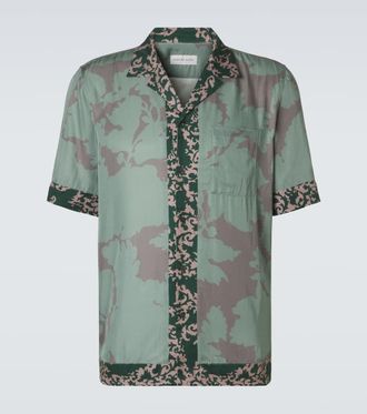 Dries Van Noten Printed bowling shirt