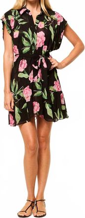 Misa Lora Dress In Pink Peony