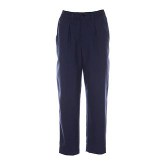 Marni Broeken, Dames, Blauw, L, Wol, Rechte broek