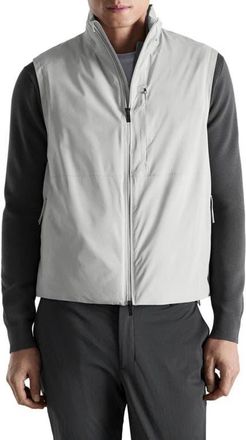Mango Packable Water Repellent Vest in Ice Grey at Nordstrom, Size X-Large
