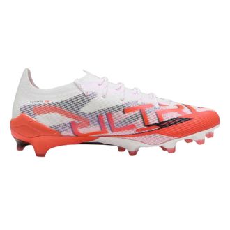 Puma Ultra Ultimate voetbalschoenen voor dames, voor harde ondergrond (Wit, Rood)