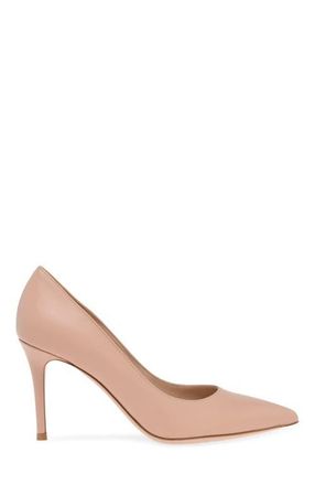 Gianvito Rossi Gianvito 85 Pumps in Peach Pink Leather at Nordstrom, Size 35.5