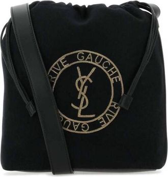 Saint Laurent Rive Gauche Laced Bucket Bag