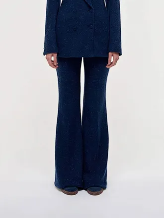 Gabriela Hearst Pantaloni Rhein flared in cashmere