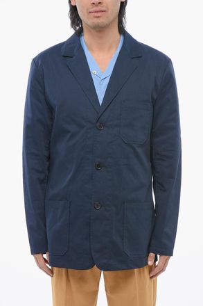 Viktor & Rolf Blazer in Misto Cotone con Tasche a Toppa Viktor & Rolf
