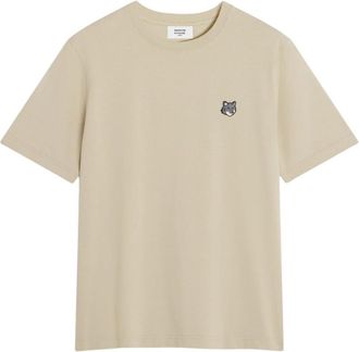 Maison Kitsun&eacute; Maison Kitsune T-shirts en polos - Heren - T-shirts - Beige - XL - Tops