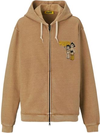 Onitsuka Tiger x Astro Boy Printed Zip Hoodie Brown 2183B568-200